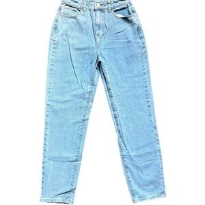 Shein Women Size Small Light Wash High Rise Relaxed Fit Mom Denim Jeans